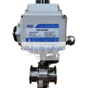 Van Bướm Inox Vi Sinh Điều Khiển Điện