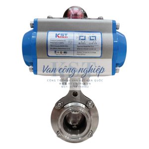 Van bướm inox vi sinh khí nén KST