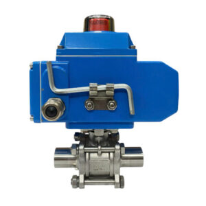 Van điện van bi nối hàn