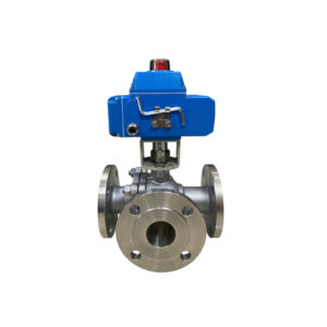 Van bi 3 ngã mặt bích điện