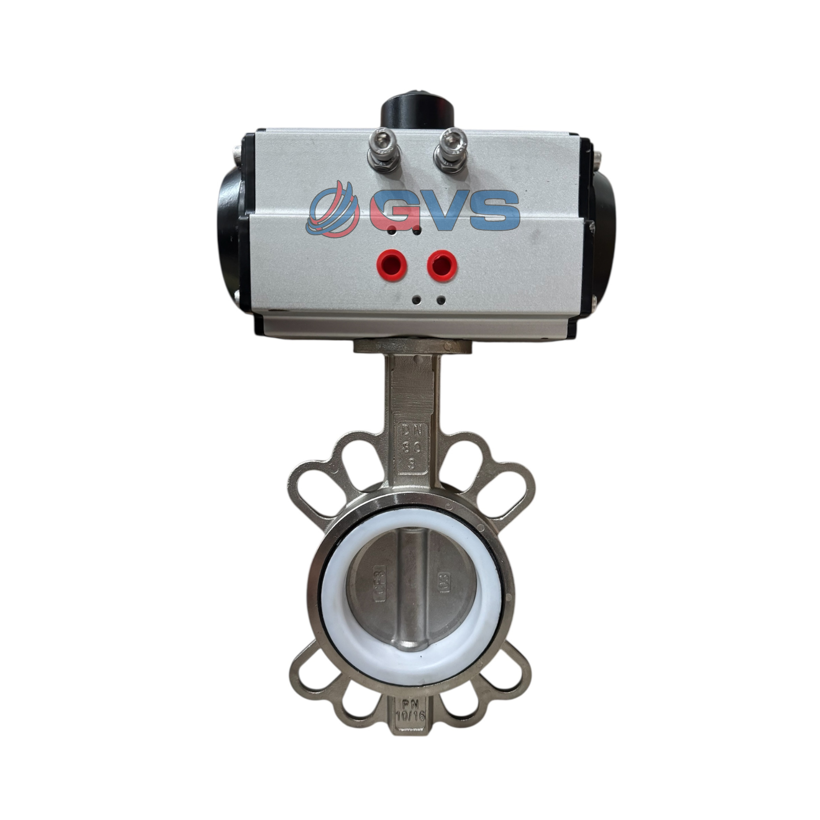 Van bướm inox điều khiển khí nén